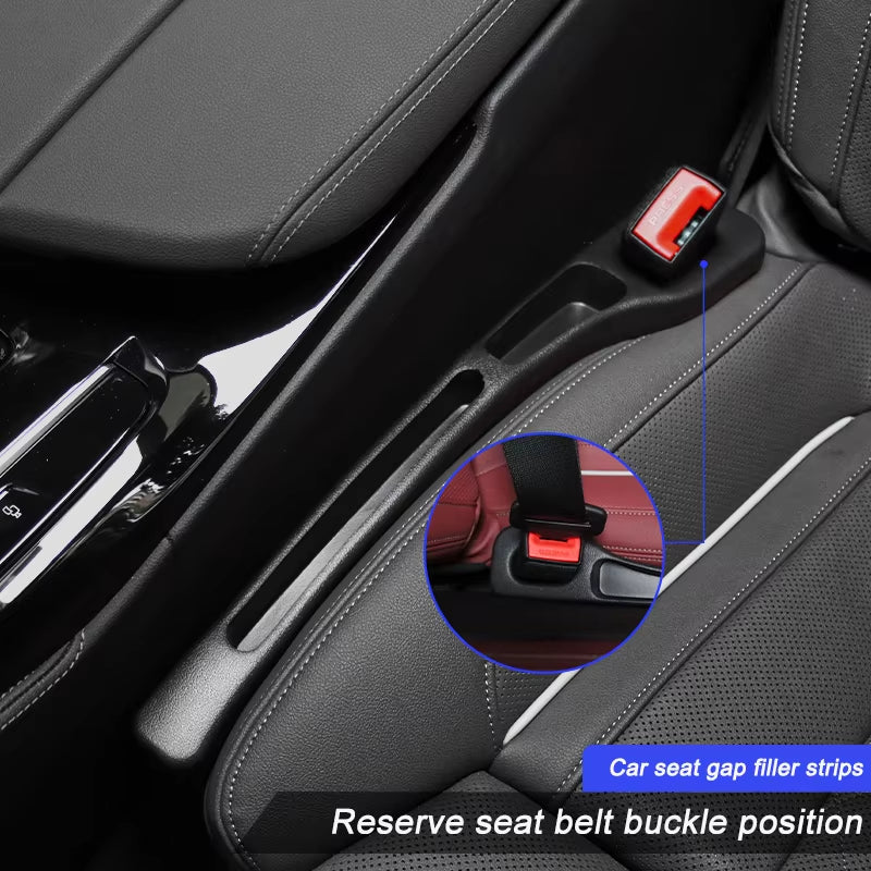 1 Pair Car Seat Gap Filler Side Seam Plug Strip Leak-Proof Filling Strip for All Car Model Wallet Phone Holder Car Accessories