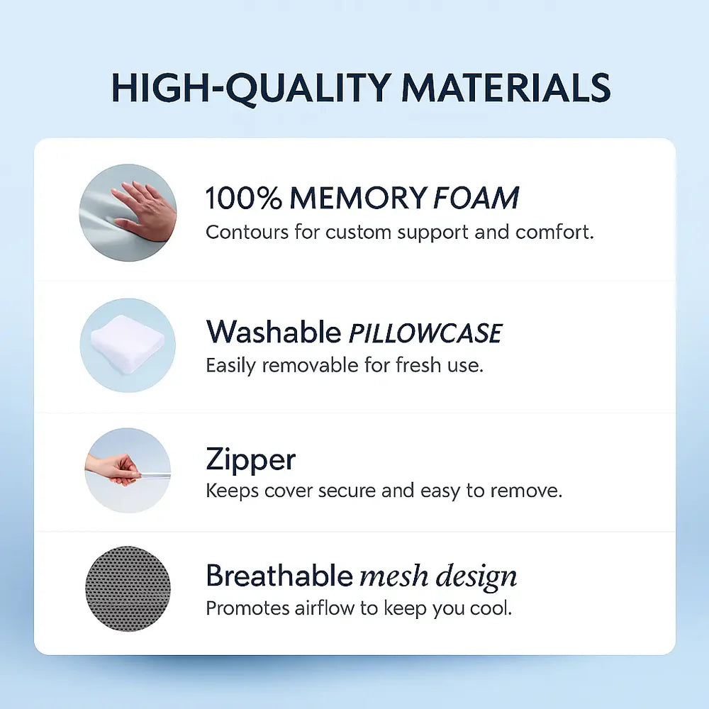 SpineCradle Orthopedic Memory Foam Pillow