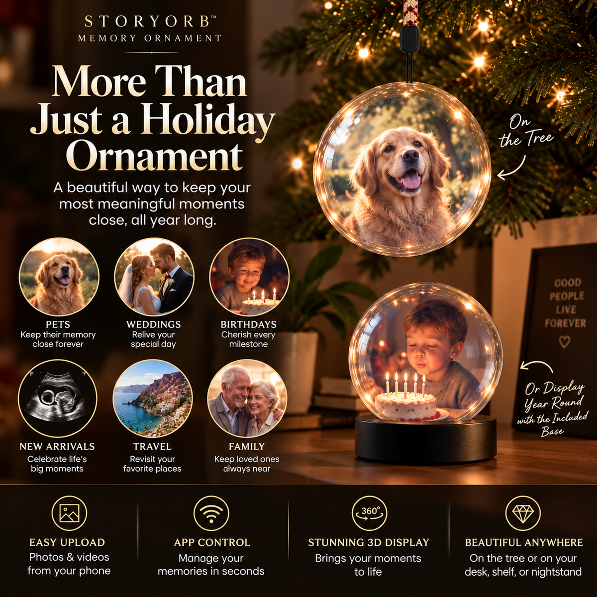 STORYORB™ MEMORY ORNAMENT