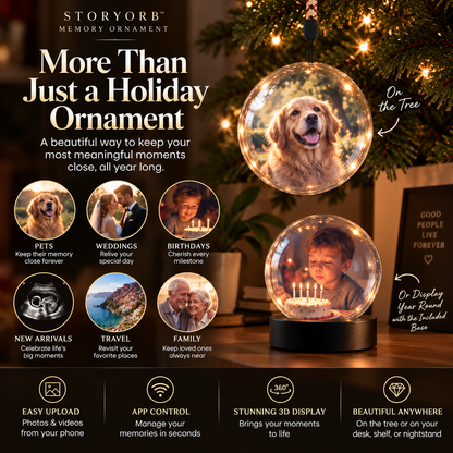 STORYORB™ MEMORY ORNAMENT