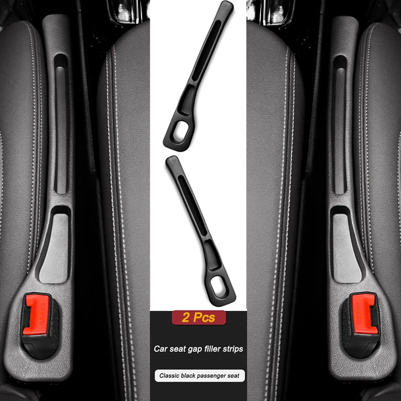 1 Pair Car Seat Gap Filler Side Seam Plug Strip Leak-Proof Filling Strip for All Car Model Wallet Phone Holder Car Accessories