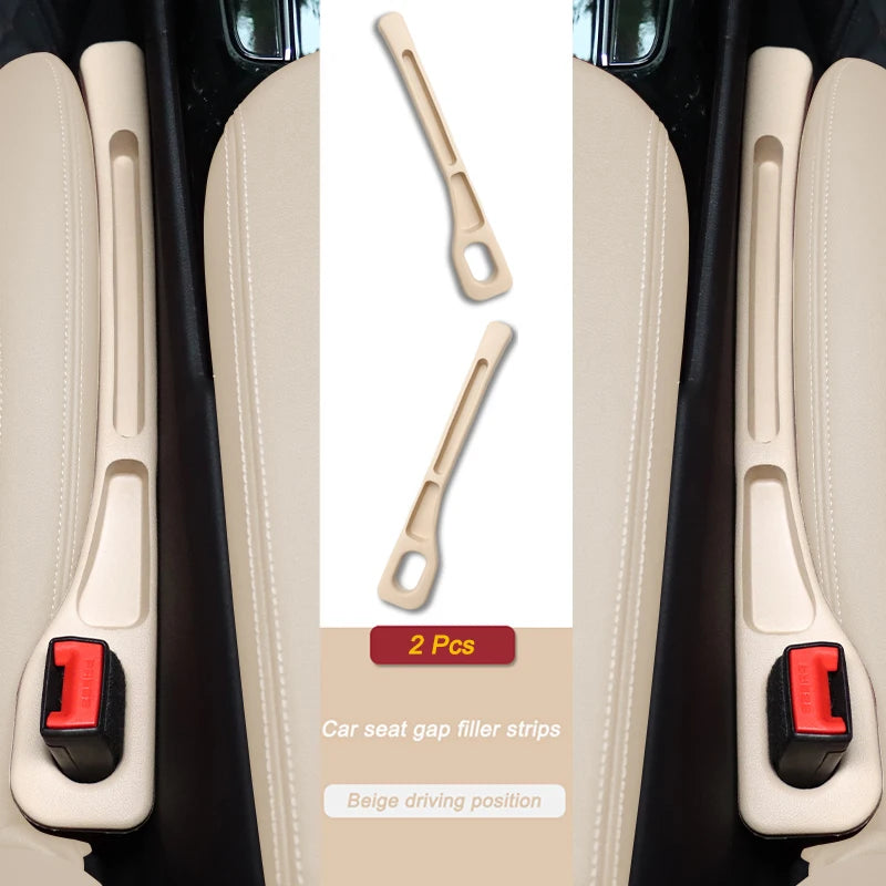 1 Pair Car Seat Gap Filler Side Seam Plug Strip Leak-Proof Filling Strip for All Car Model Wallet Phone Holder Car Accessories